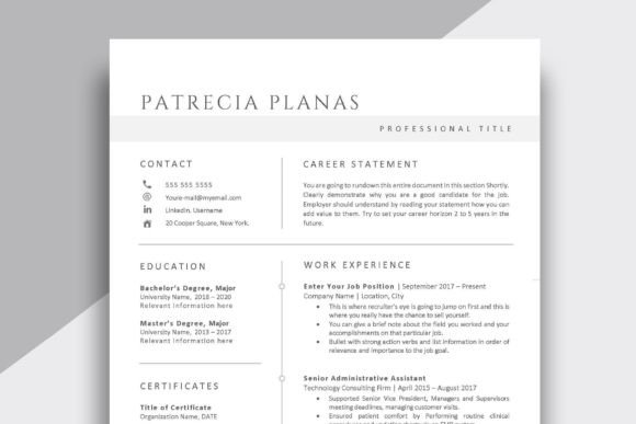 Download Minimalist Resume Template - Premium Resources